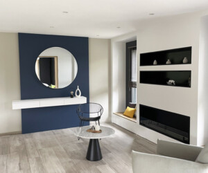 Aménagement intérieur moderne sur mesure étagère rangement intérieur sur mesure