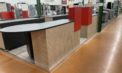 aménagement caisse magasin