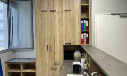 Meuble borne d'accueil Agencement accueil bureau entreprise